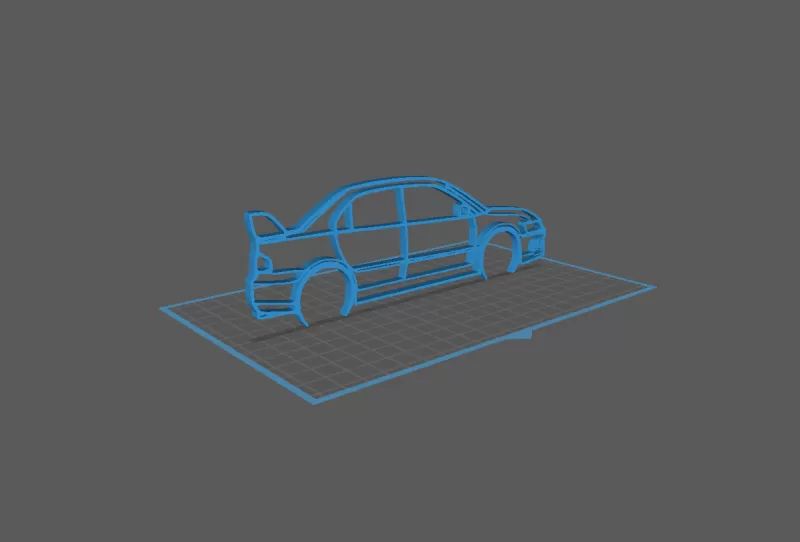 Mitsubishi - EVO 9 - Model preview 1