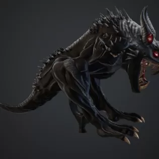 schwarzes monster - Model thumbnail 2