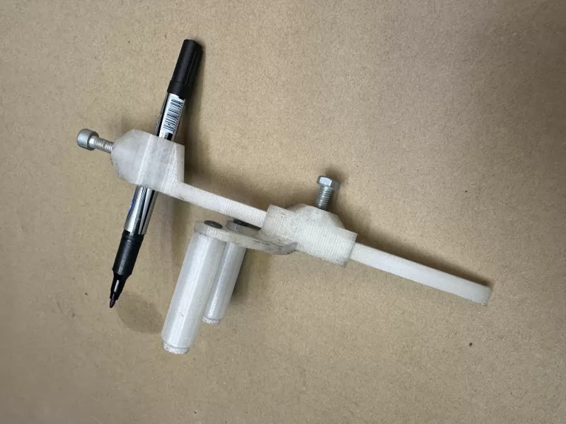 Car Wheel Arch Line Marker Tool - Model preview 1