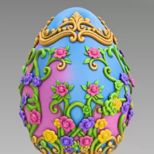 Fantasy Egg House – STL File 3D Printable - Model thumbnail 5