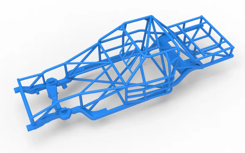 Frame of IMCA Stock car Scale 1:25 - Model preview 2