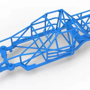 Frame of IMCA Stock car Scale 1:25 - Model thumbnail 2