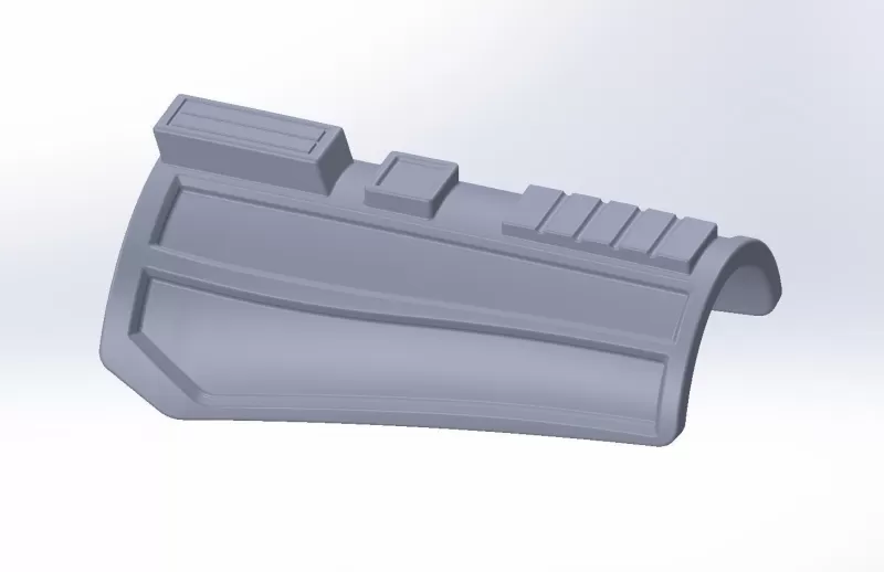 Star Wars The Mandalorian Cara Dune Arm Piece - Model preview 3