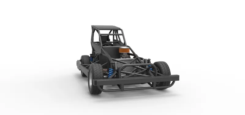 New Zealand Superstock car Base Version 4 Scale 1:25 - Model preview 24