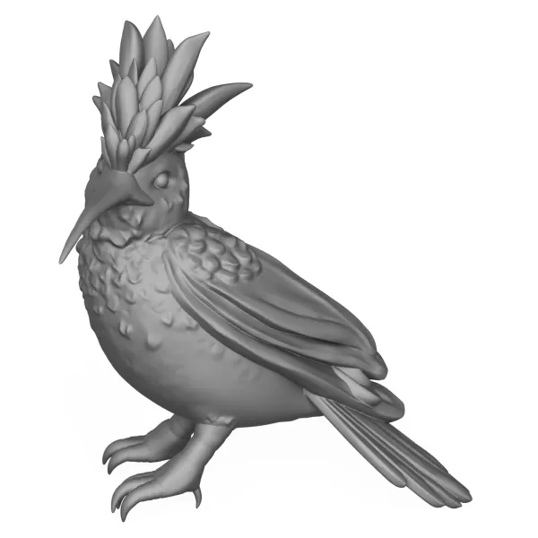 Eurasian Hoopoe Bird - Model preview 2