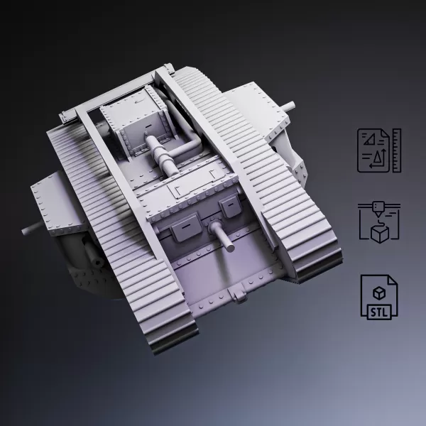 Mark IV Heavy Tank #RoZ - Model preview 9