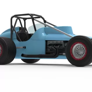 Dirt Silver Crown Champ car Scale 1:25 - Model thumbnail 25