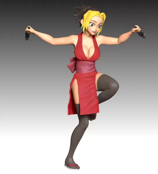 Makio - Demon Slayer Kimetsu no Yaiba - Model preview 5