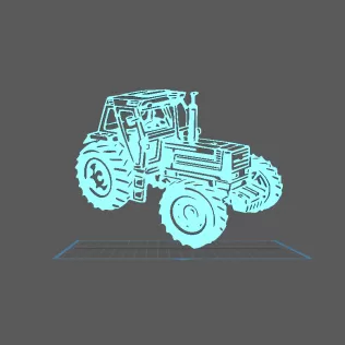 Tractor - Fiat Wall Art