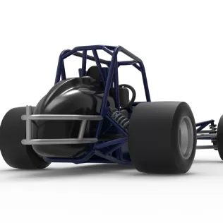 Pavement Silver Crown Car Base Version 2 Scale 1:25 - Model thumbnail 19