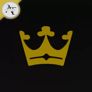 Simple Crown Symbol - 2D Art