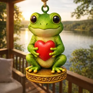 Frog with Heart – STL File | Digital Download - Model thumbnail 2