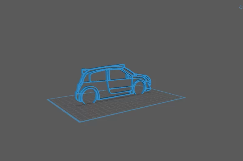 Renault - Clio 4 RS Wall Art - Model preview 1