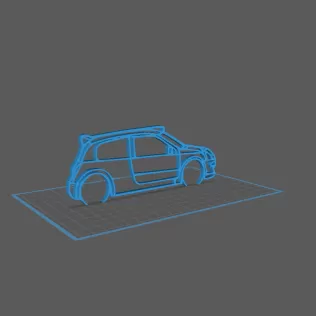 Renault - Clio 4 RS Wall Art - Model thumbnail 1