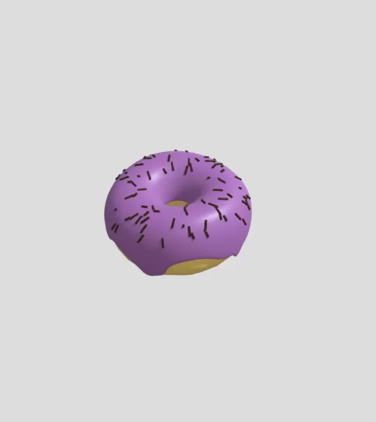 Simple Donut - Model preview 2