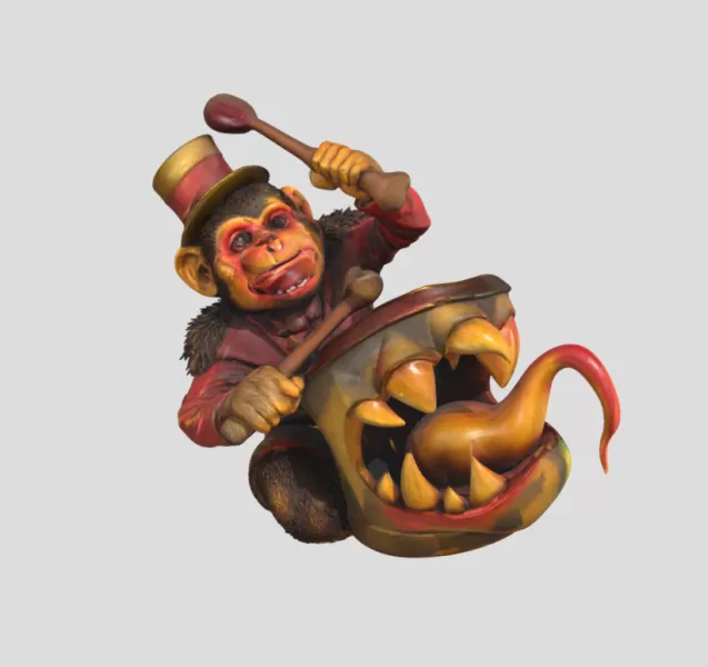 Creepy Monkey - Model preview 1
