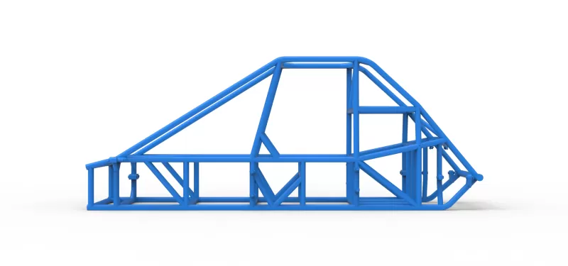 Frame of Experimental Pavement Silver Crown Car V3 Scale 1:25 - Model preview 6