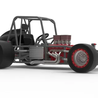 Vintage Pavement Silver Crown Car Base Scale 1:25 - Model thumbnail 25