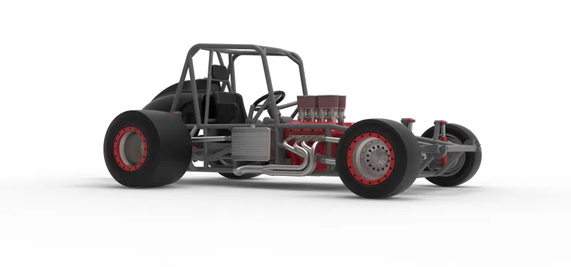 Vintage Pavement Silver Crown Car Base Scale 1:25 - Model preview 25