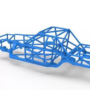 Frame of IMCA Stock car Scale 1:25 - Model thumbnail 9