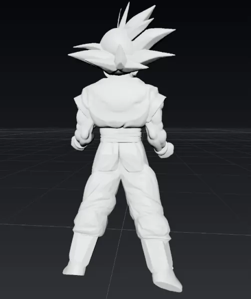 GOKU ADULTO - Model preview 2