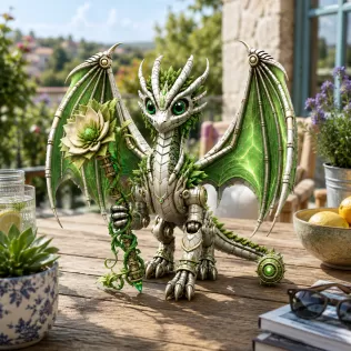 Verdant Arcane Dragon STL File for 3D Print - Model thumbnail 3