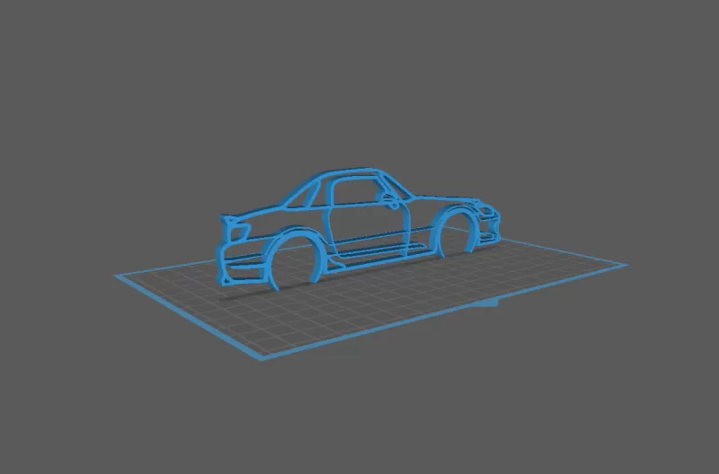 Honda - S 2000 Wall Art - Model preview 1