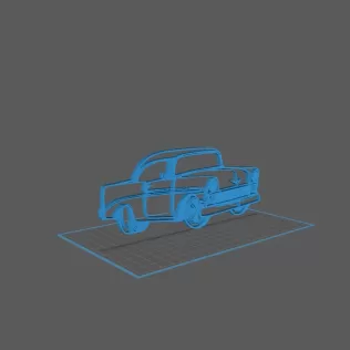 Chevrolet - Bel Air 1956 Wall Art
