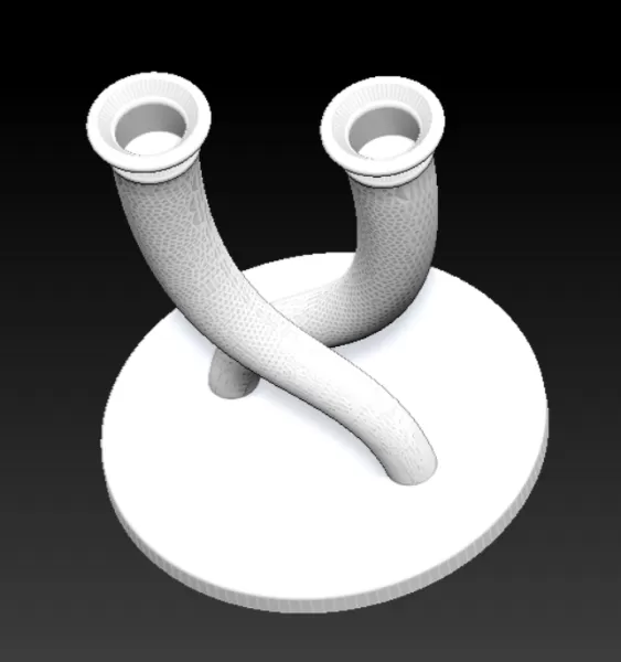 Art Deco Candelabra - Model preview 3