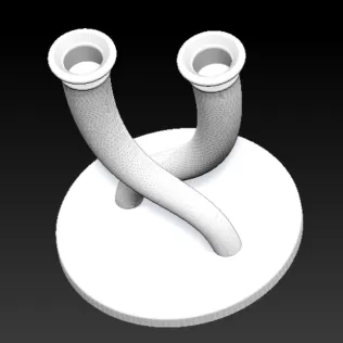 Art Deco Candelabra - Model thumbnail 3