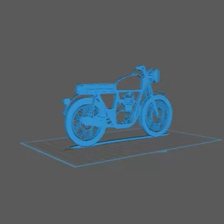 Honda - SL 350 Wall Art - Model thumbnail 1