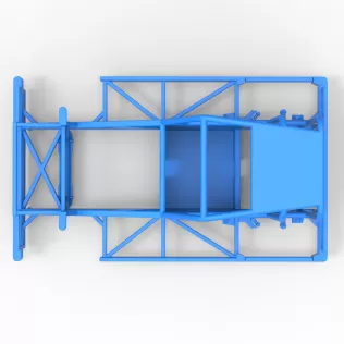 Frame of New Zealand Ministock car Version 2 Scale 1:25 - Model thumbnail 8