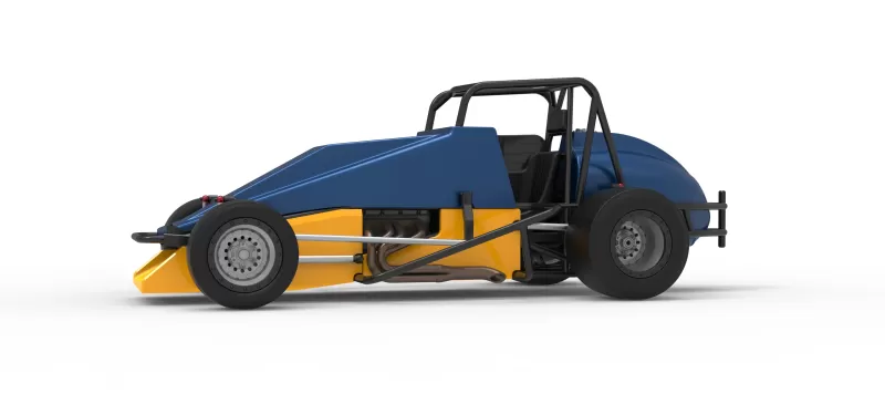 Vintage Pavement Silver Crown Car Scale 1:25 - Model preview 2