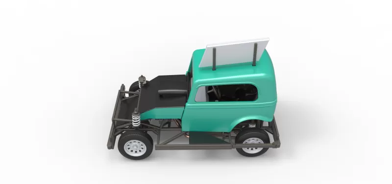 New Zealand Ministock car Scale 1:25 - Model preview 10