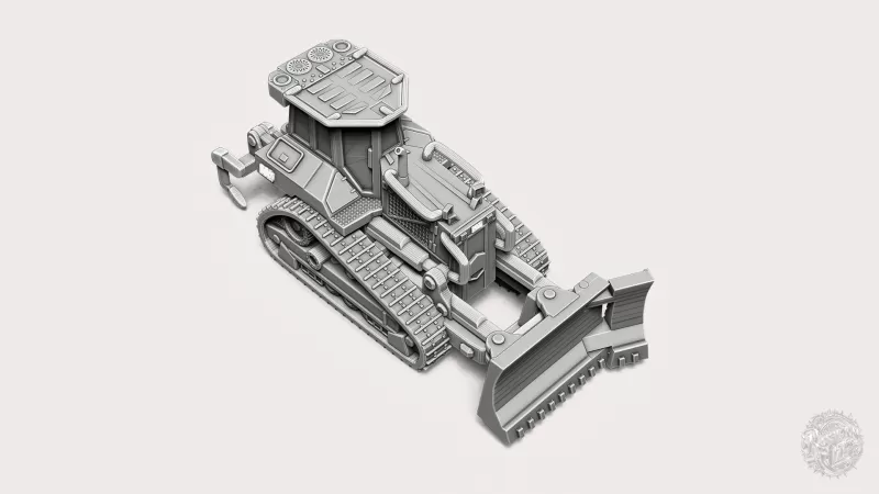 Crawler Dozer RoZ - Model preview 8