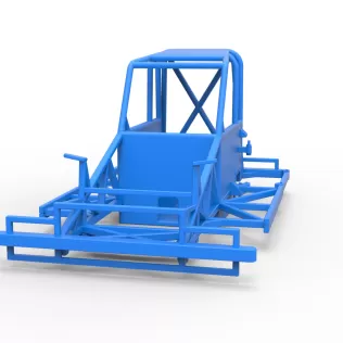 Frame of New Zealand Ministock car Version 2 Scale 1:25 - Model thumbnail 4