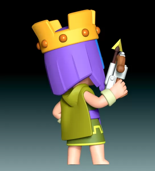 Archer Queen Penny - Model preview 8