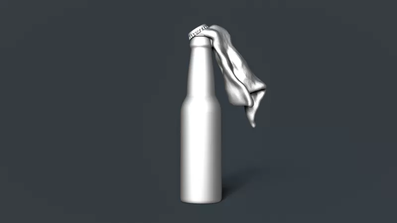 Molotov Cocktail #RoZ - Model preview 2