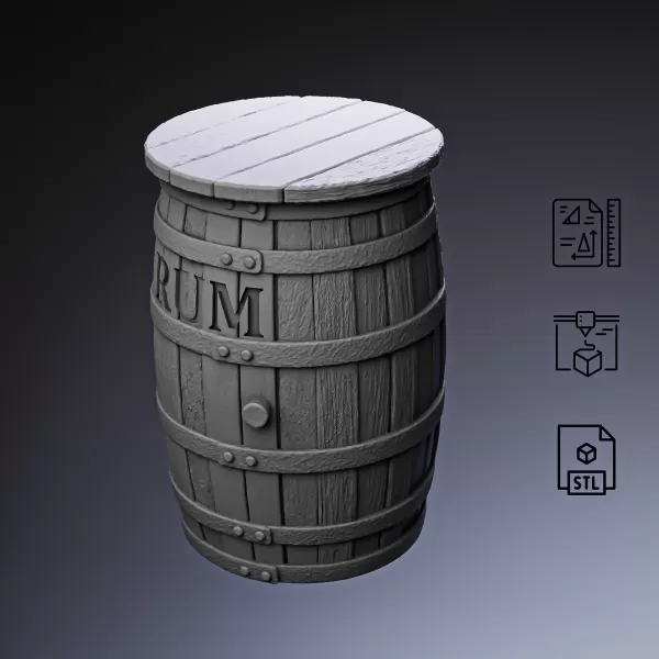 Kill Devil Barrel #RoZ - Model preview 4