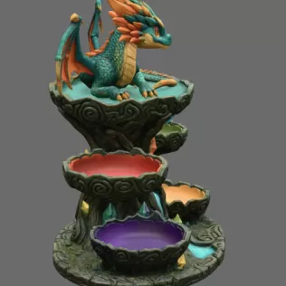 Baby Dragon Organizer Tree STL File for 3D Print - Model thumbnail 11