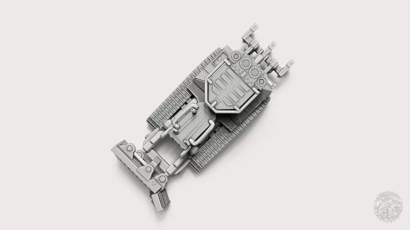 Crawler Dozer RoZ - Model preview 9