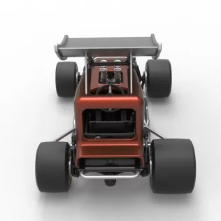 Vintage Winged Supermodified stock car Scale 1:25 - Model thumbnail 17