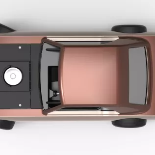 Vintage Semi-Late Model Stock Car while turning Scale 1:25 - Model thumbnail 11