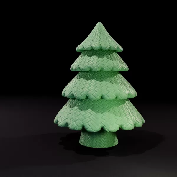 Woven Pine Tree - Model preview 4
