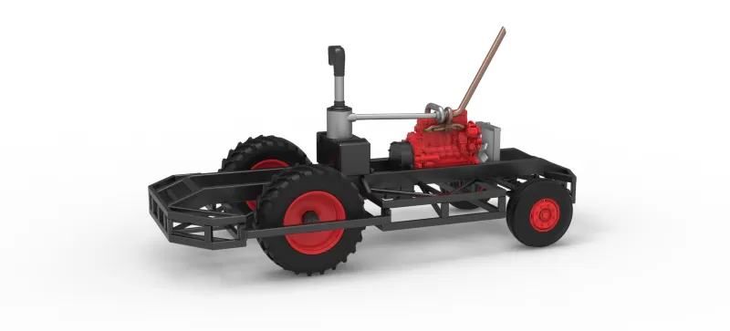 Chassis of Racing Combine Harvester Scale 1:25 - Model preview 1