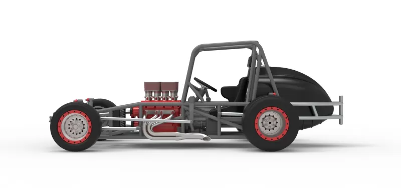 Vintage Pavement Silver Crown Car Base Scale 1:25 - Model preview 9