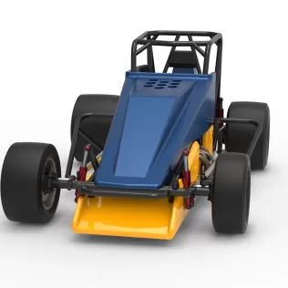 Vintage Pavement Silver Crown Car Scale 1:25 - Model thumbnail 5