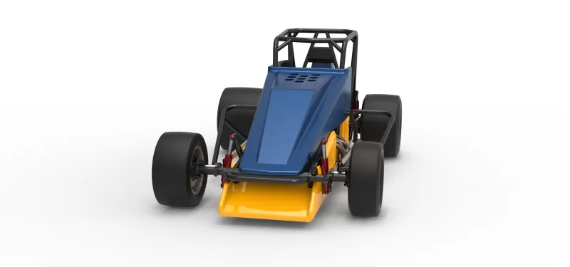 Vintage Pavement Silver Crown Car Scale 1:25 - Model preview 5