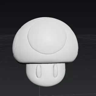 🍄 Seta Roja (Super Mushroom) – Modelo 3D para Imprimir - Model thumbnail 2