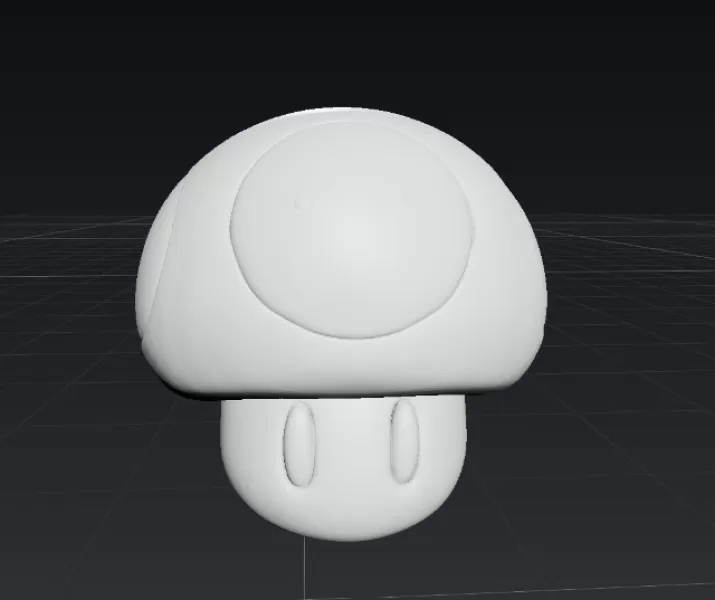 🍄 Seta Roja (Super Mushroom) – Modelo 3D para Imprimir - Model preview 2